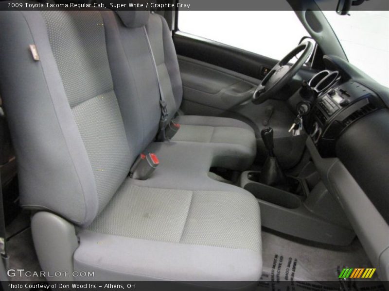 Super White / Graphite Gray 2009 Toyota Tacoma Regular Cab