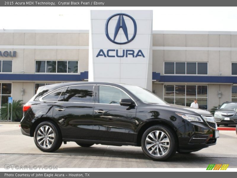 Crystal Black Pearl / Ebony 2015 Acura MDX Technology