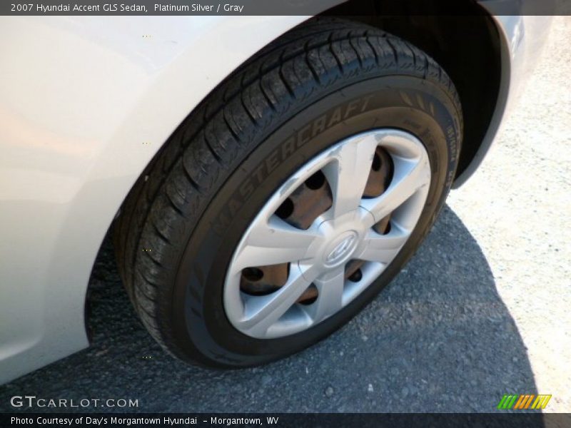 Platinum Silver / Gray 2007 Hyundai Accent GLS Sedan