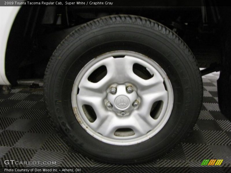Super White / Graphite Gray 2009 Toyota Tacoma Regular Cab