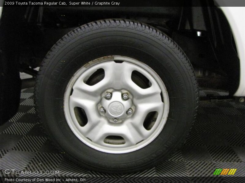 Super White / Graphite Gray 2009 Toyota Tacoma Regular Cab