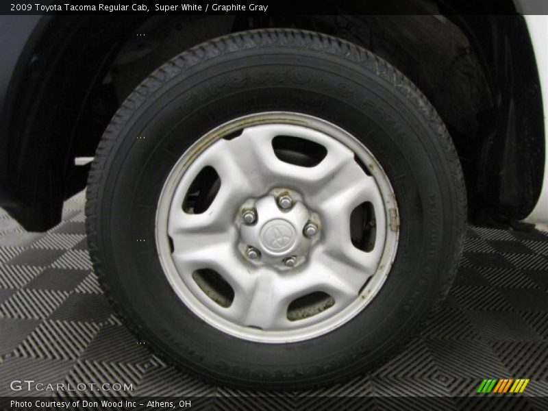 Super White / Graphite Gray 2009 Toyota Tacoma Regular Cab