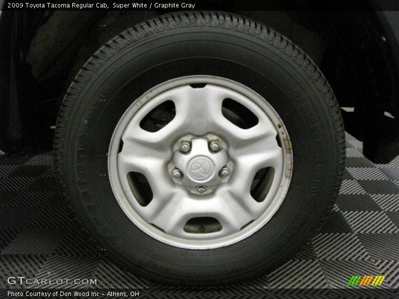 Super White / Graphite Gray 2009 Toyota Tacoma Regular Cab