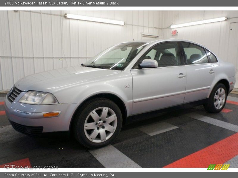Reflex Silver Metallic / Black 2003 Volkswagen Passat GLX Sedan