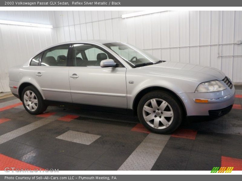 Reflex Silver Metallic / Black 2003 Volkswagen Passat GLX Sedan