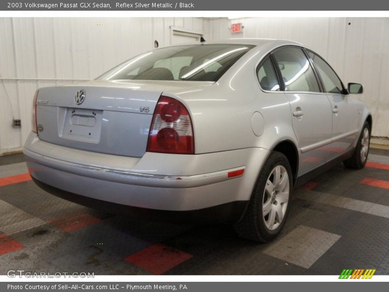 Reflex Silver Metallic / Black 2003 Volkswagen Passat GLX Sedan