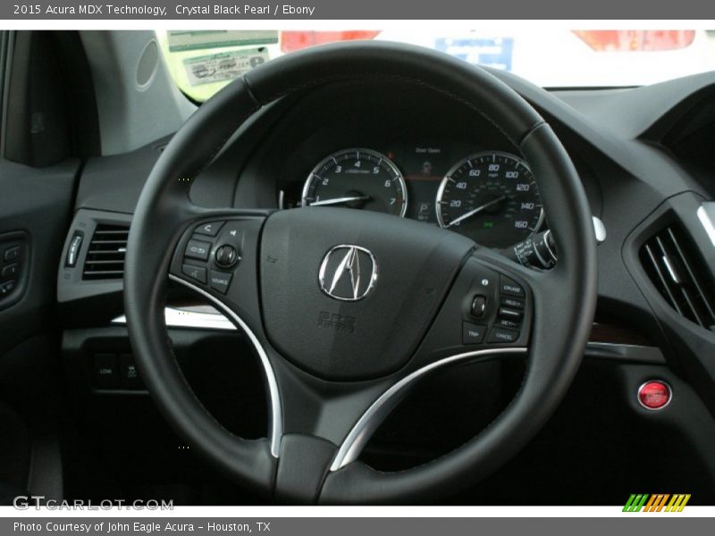 Crystal Black Pearl / Ebony 2015 Acura MDX Technology