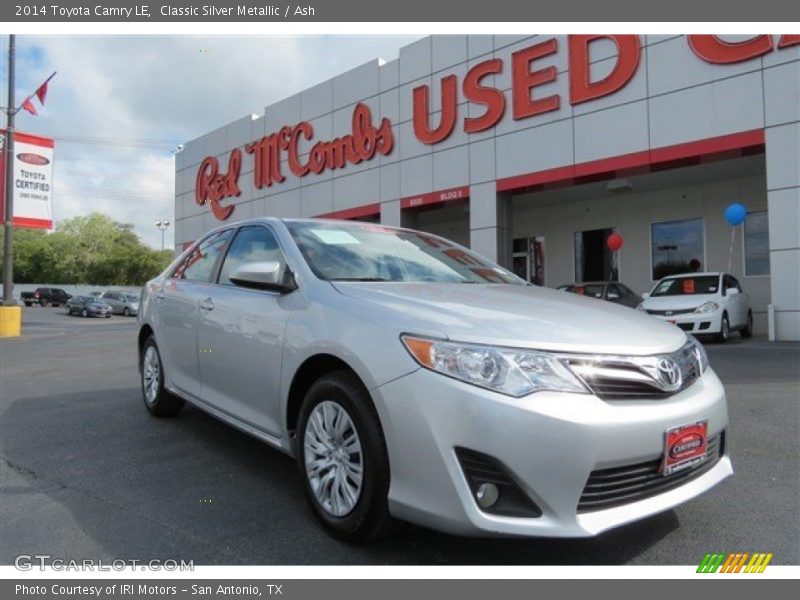 Classic Silver Metallic / Ash 2014 Toyota Camry LE