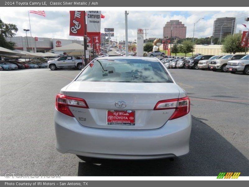 Classic Silver Metallic / Ash 2014 Toyota Camry LE