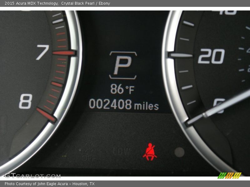 Crystal Black Pearl / Ebony 2015 Acura MDX Technology