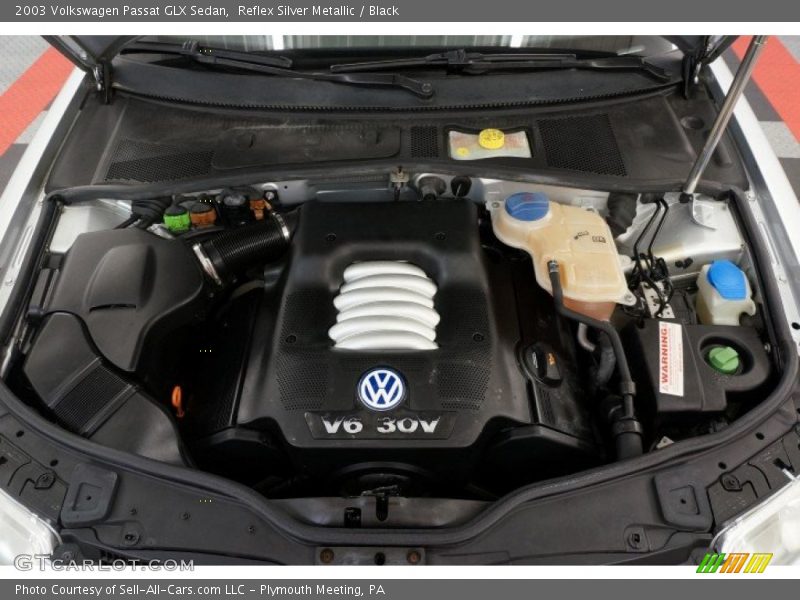 Reflex Silver Metallic / Black 2003 Volkswagen Passat GLX Sedan