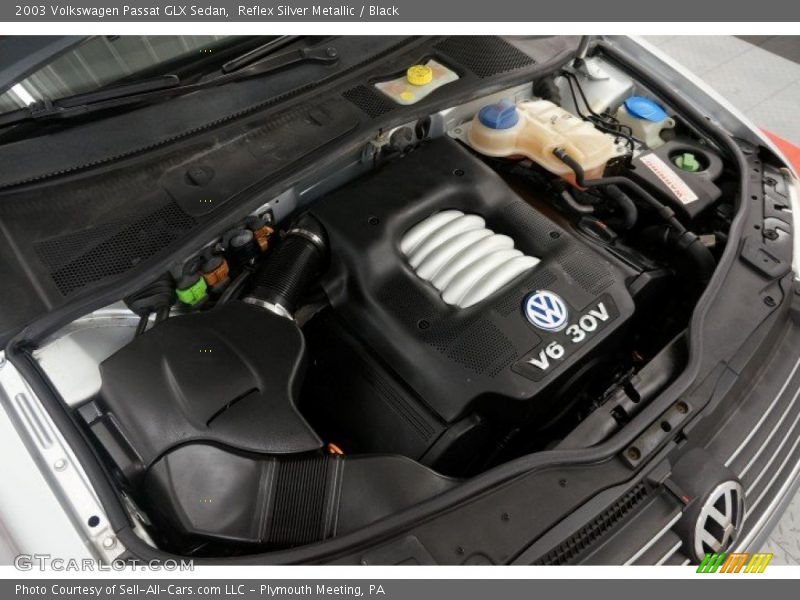 Reflex Silver Metallic / Black 2003 Volkswagen Passat GLX Sedan