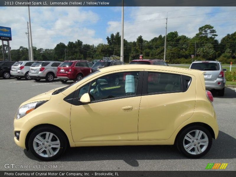 Lemonade (Yellow) / Yellow/Yellow 2013 Chevrolet Spark LS