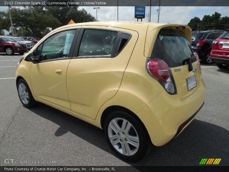 Lemonade (Yellow) / Yellow/Yellow 2013 Chevrolet Spark LS
