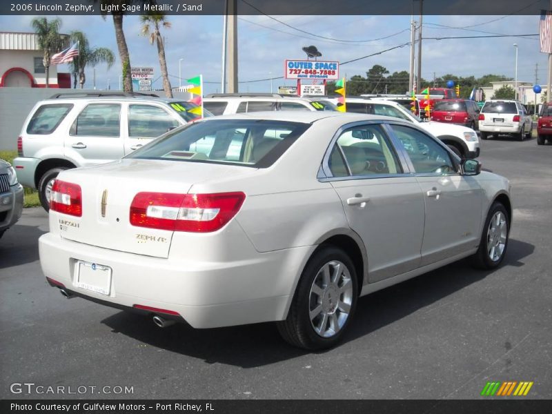 Light Sage Metallic / Sand 2006 Lincoln Zephyr