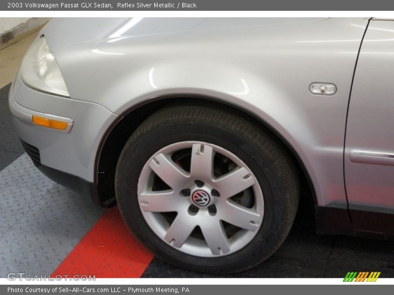 Reflex Silver Metallic / Black 2003 Volkswagen Passat GLX Sedan
