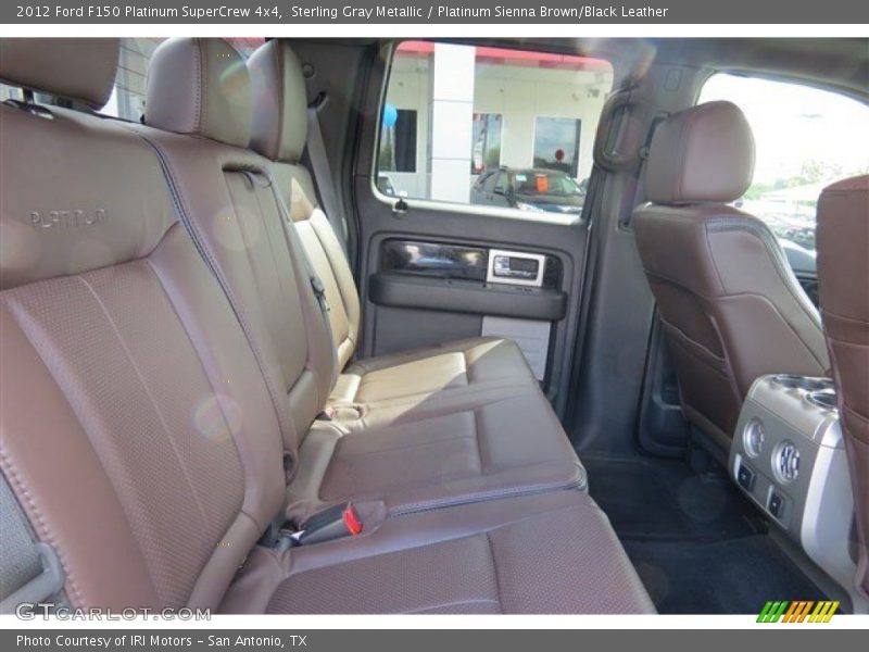 Sterling Gray Metallic / Platinum Sienna Brown/Black Leather 2012 Ford F150 Platinum SuperCrew 4x4