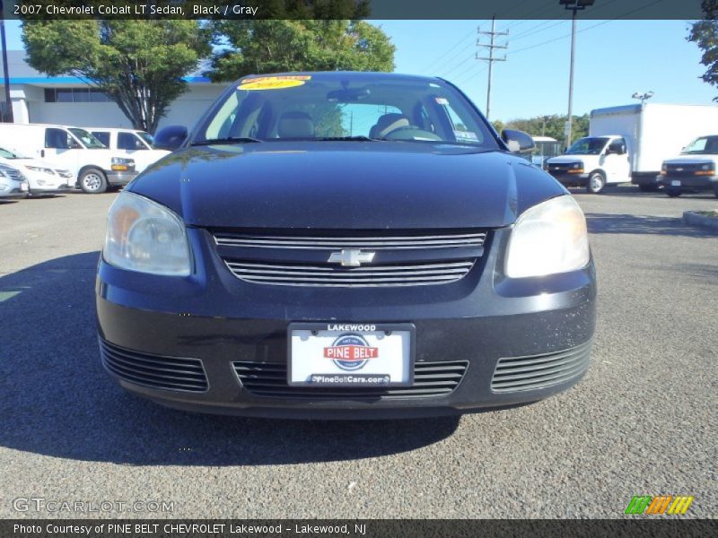 Black / Gray 2007 Chevrolet Cobalt LT Sedan