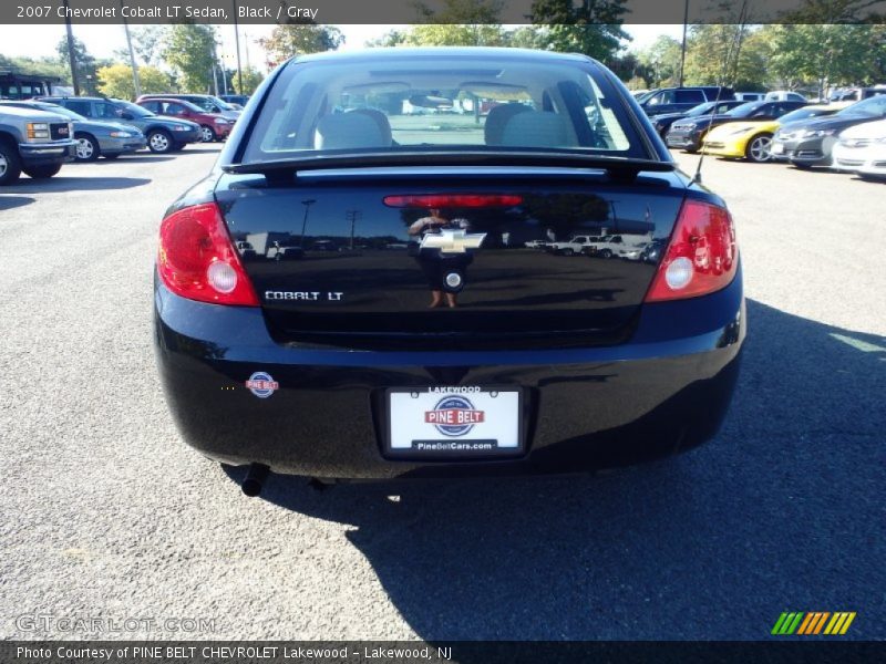 Black / Gray 2007 Chevrolet Cobalt LT Sedan