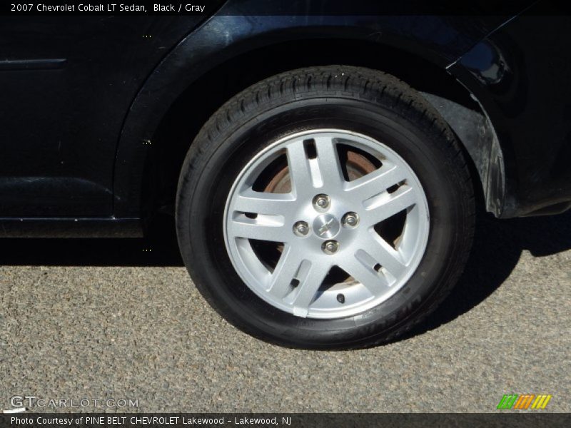 Black / Gray 2007 Chevrolet Cobalt LT Sedan