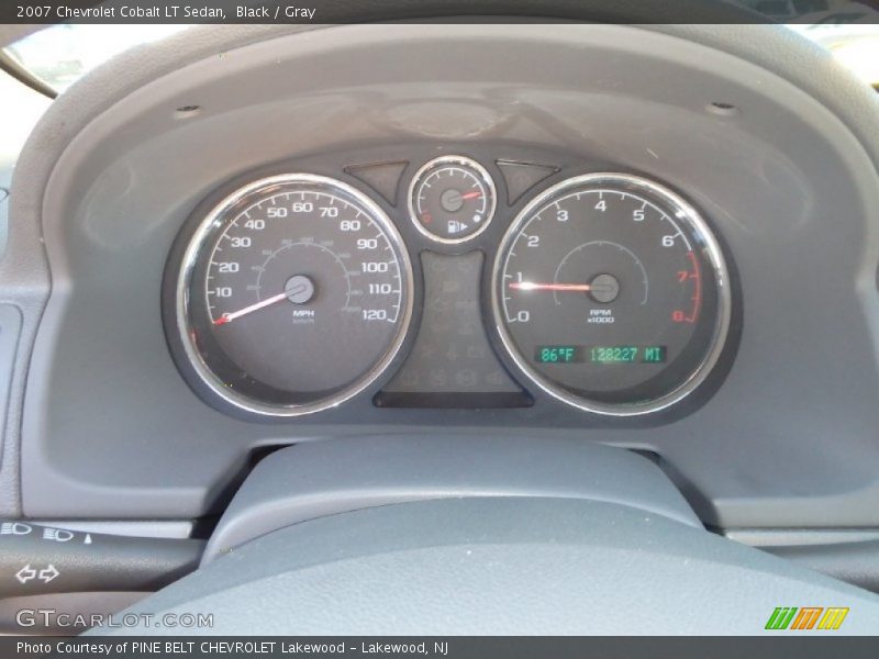 Black / Gray 2007 Chevrolet Cobalt LT Sedan