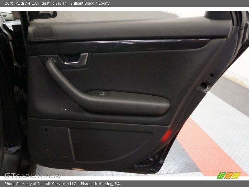 Brilliant Black / Ebony 2005 Audi A4 1.8T quattro Sedan