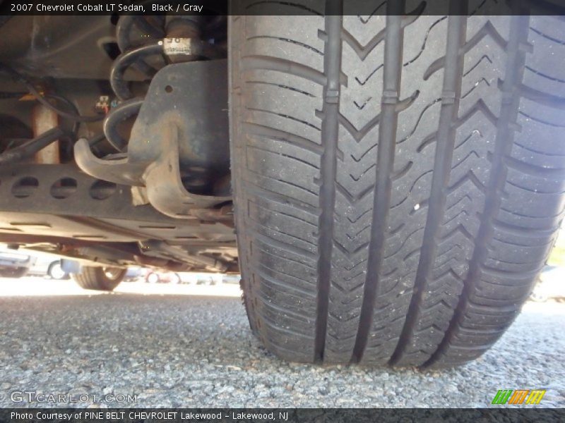 Black / Gray 2007 Chevrolet Cobalt LT Sedan