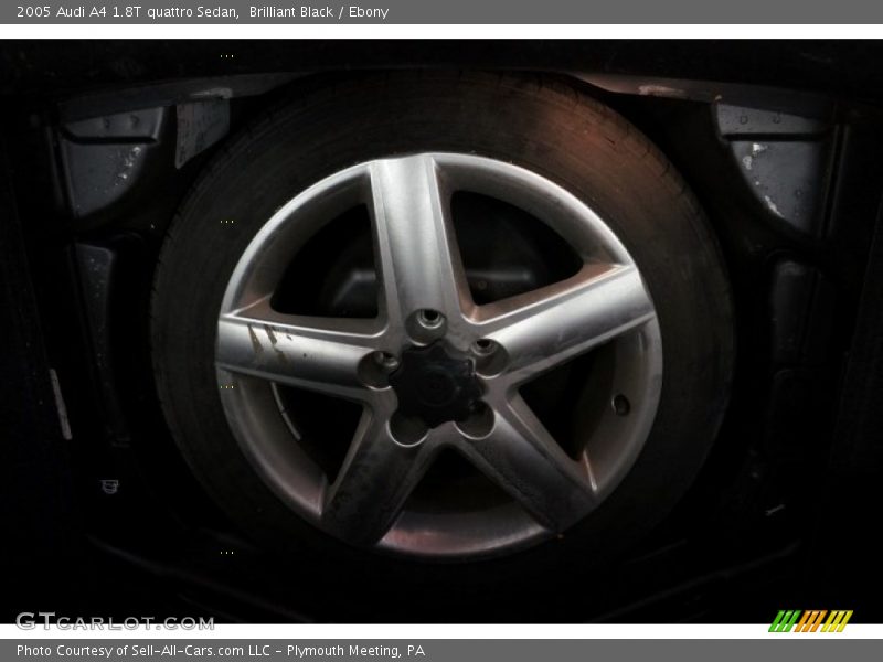 Brilliant Black / Ebony 2005 Audi A4 1.8T quattro Sedan