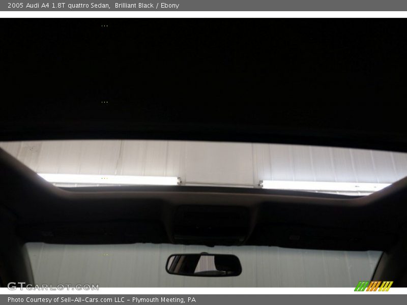 Brilliant Black / Ebony 2005 Audi A4 1.8T quattro Sedan