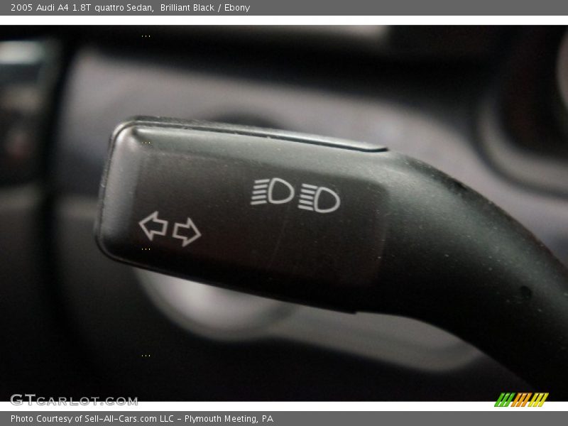 Brilliant Black / Ebony 2005 Audi A4 1.8T quattro Sedan