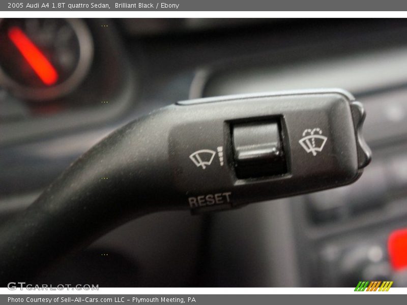 Brilliant Black / Ebony 2005 Audi A4 1.8T quattro Sedan