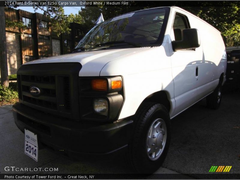 Oxford White / Medium Flint 2014 Ford E-Series Van E250 Cargo Van