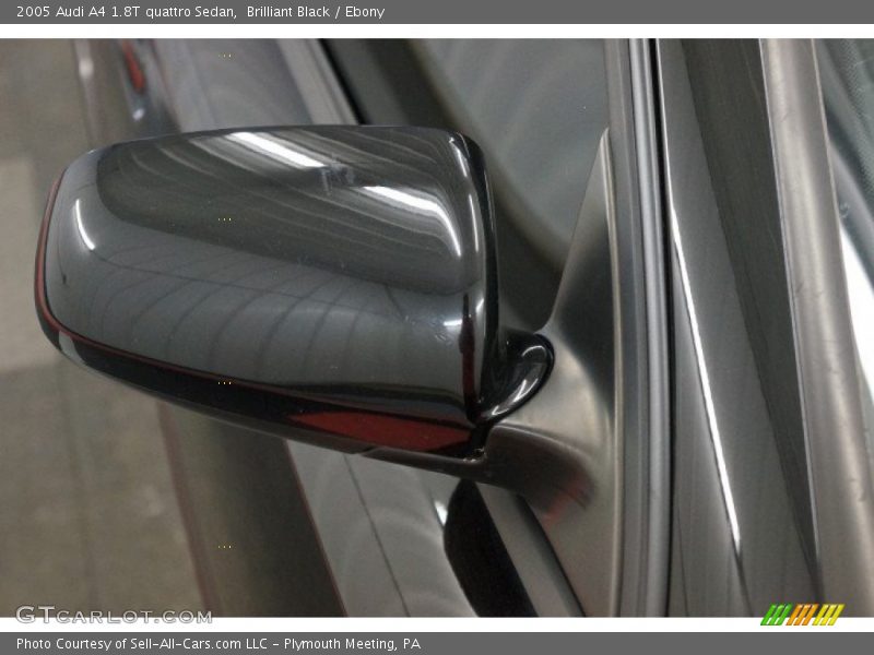 Brilliant Black / Ebony 2005 Audi A4 1.8T quattro Sedan