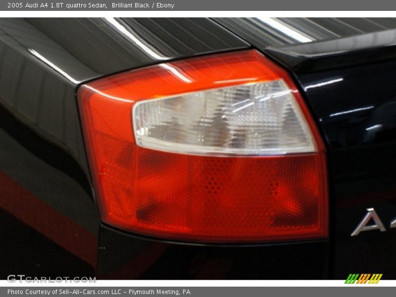 Brilliant Black / Ebony 2005 Audi A4 1.8T quattro Sedan