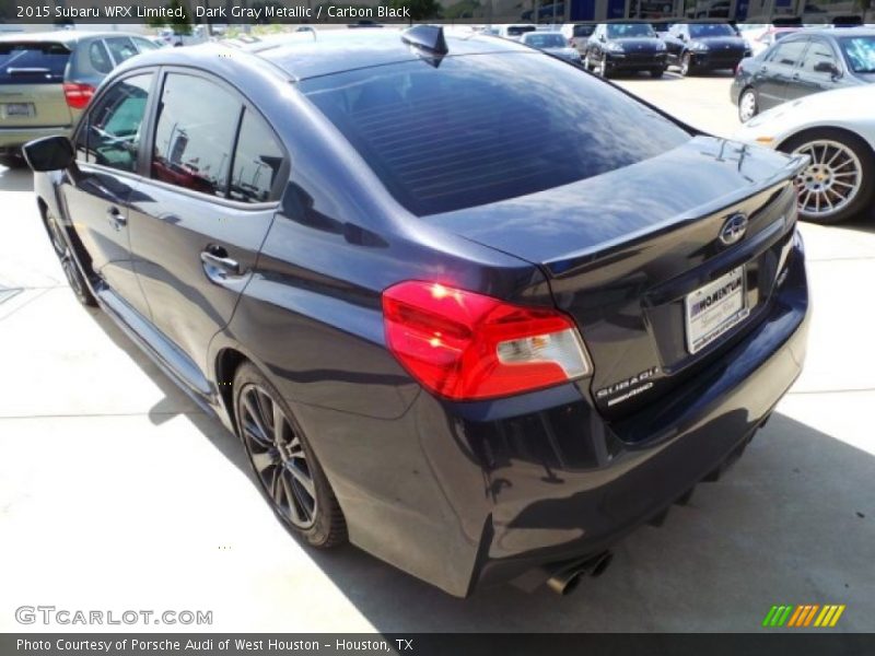 Dark Gray Metallic / Carbon Black 2015 Subaru WRX Limited