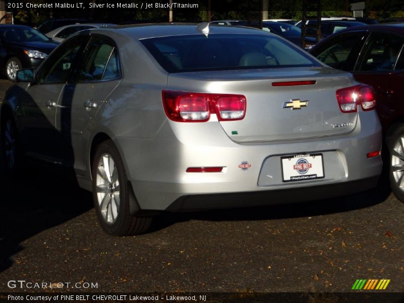 Silver Ice Metallic / Jet Black/Titanium 2015 Chevrolet Malibu LT