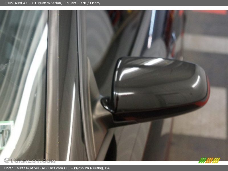 Brilliant Black / Ebony 2005 Audi A4 1.8T quattro Sedan