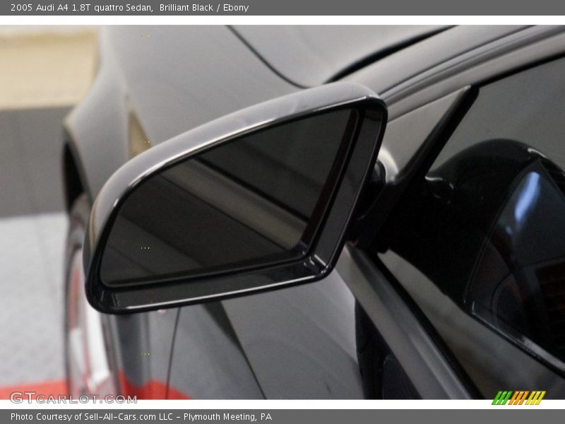Brilliant Black / Ebony 2005 Audi A4 1.8T quattro Sedan