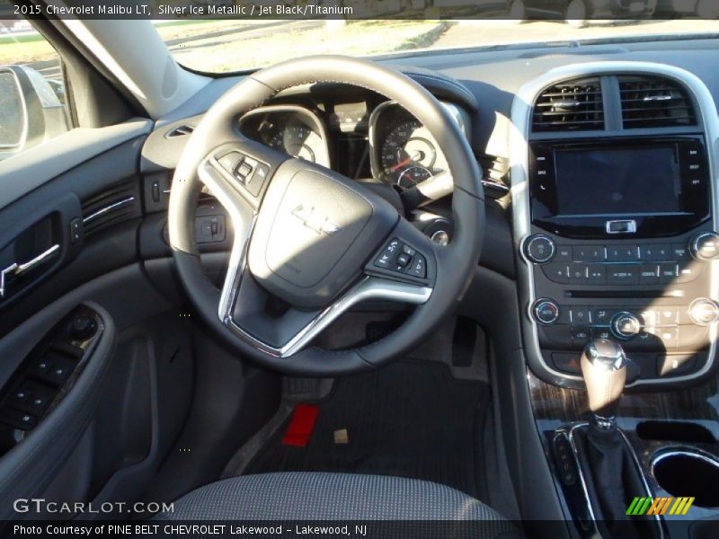 Silver Ice Metallic / Jet Black/Titanium 2015 Chevrolet Malibu LT