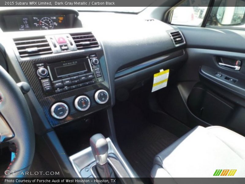 Dark Gray Metallic / Carbon Black 2015 Subaru WRX Limited