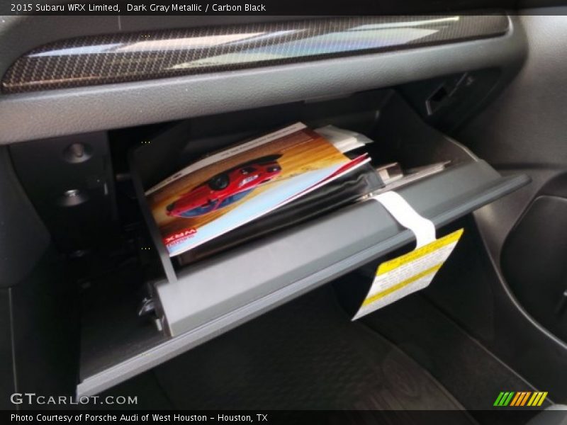 Dark Gray Metallic / Carbon Black 2015 Subaru WRX Limited