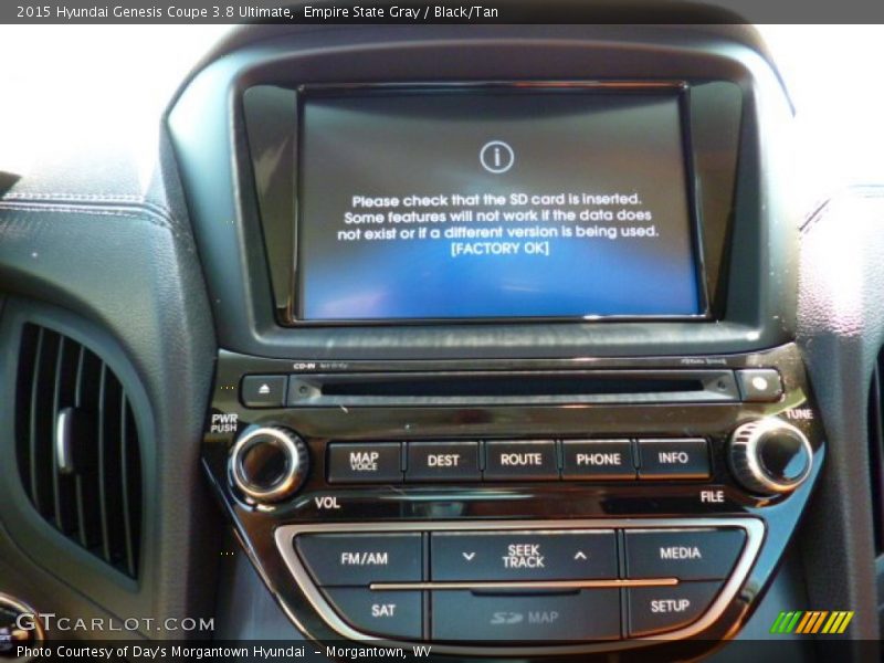 Controls of 2015 Genesis Coupe 3.8 Ultimate