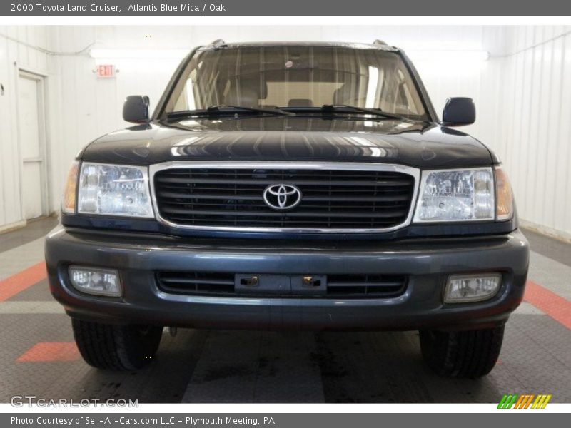 Atlantis Blue Mica / Oak 2000 Toyota Land Cruiser