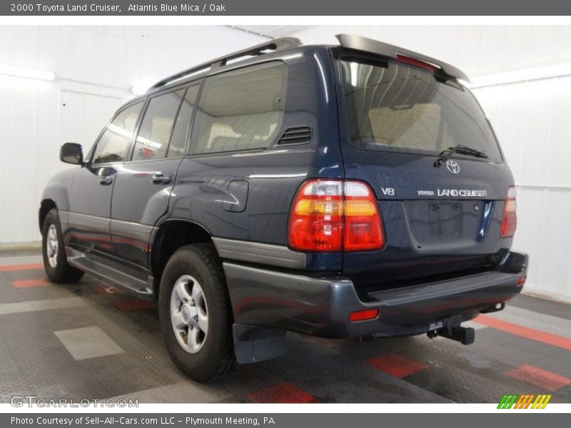 Atlantis Blue Mica / Oak 2000 Toyota Land Cruiser