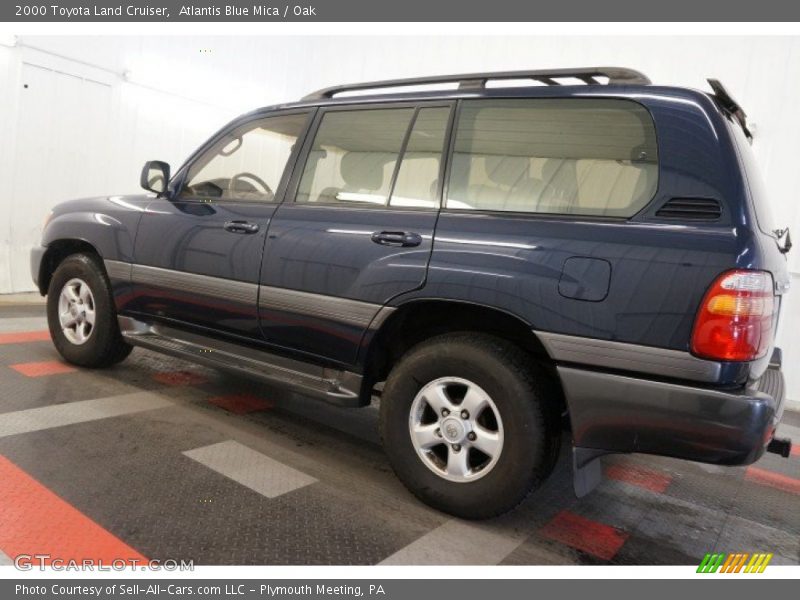 Atlantis Blue Mica / Oak 2000 Toyota Land Cruiser