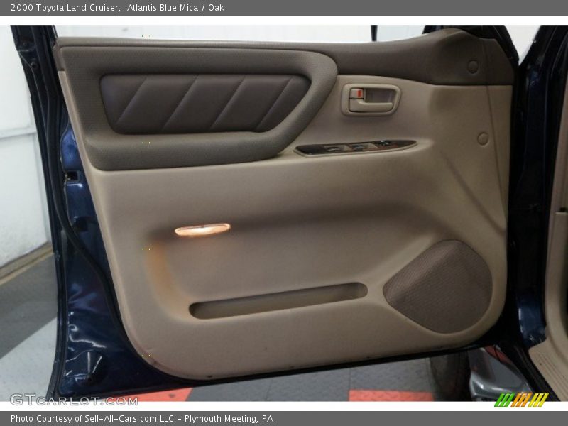Atlantis Blue Mica / Oak 2000 Toyota Land Cruiser