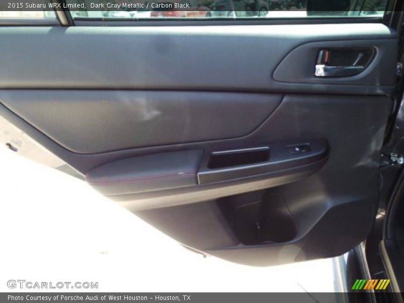 Dark Gray Metallic / Carbon Black 2015 Subaru WRX Limited