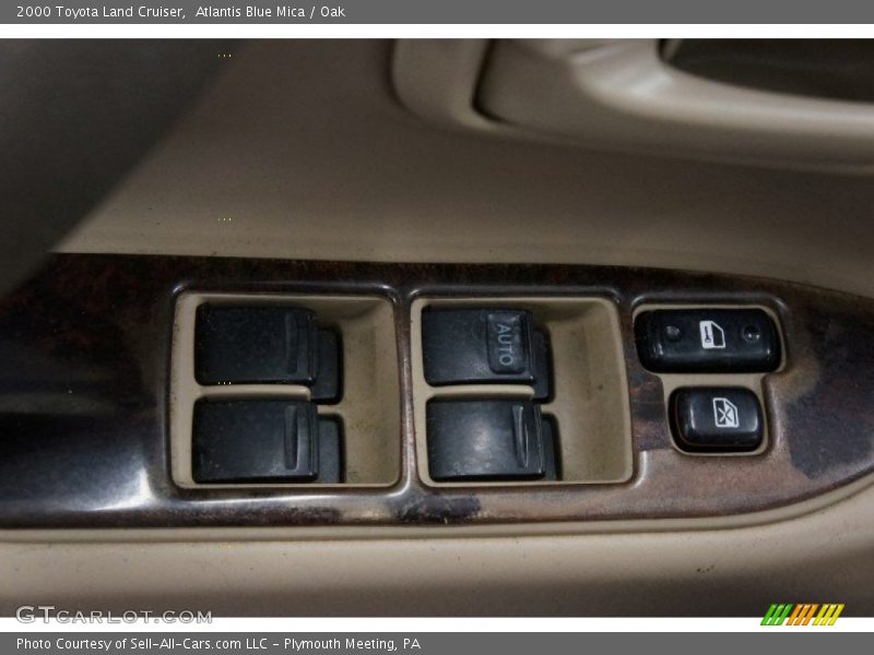 Atlantis Blue Mica / Oak 2000 Toyota Land Cruiser