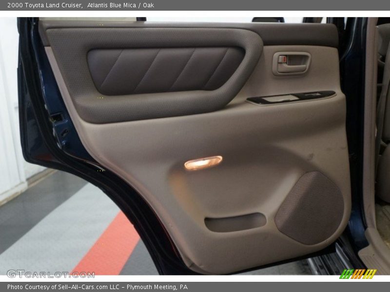 Atlantis Blue Mica / Oak 2000 Toyota Land Cruiser