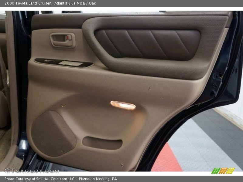 Atlantis Blue Mica / Oak 2000 Toyota Land Cruiser